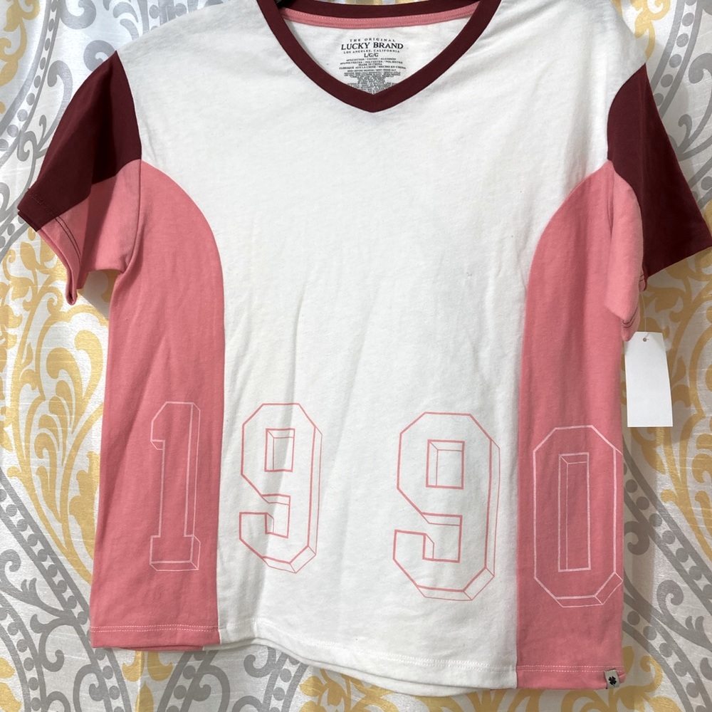 Lucky Brand Girls’ Short Sleeve Tee Shirt